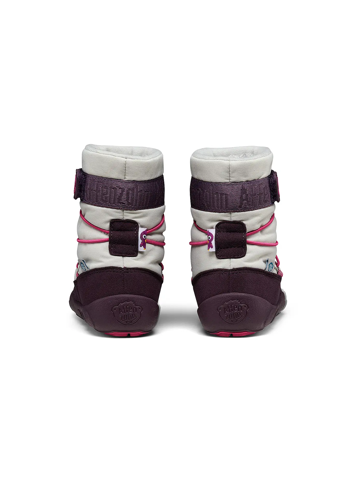 AFFENZAHN | Kinder Winterstiefel SNOWY EULE | grau